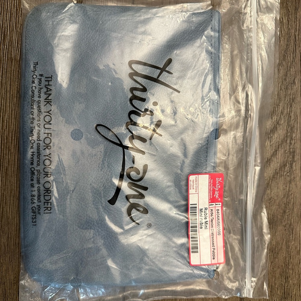 Thirty-One Rubie Mini Blue Organizer